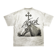 Load image into Gallery viewer, Horse Off-white tee
